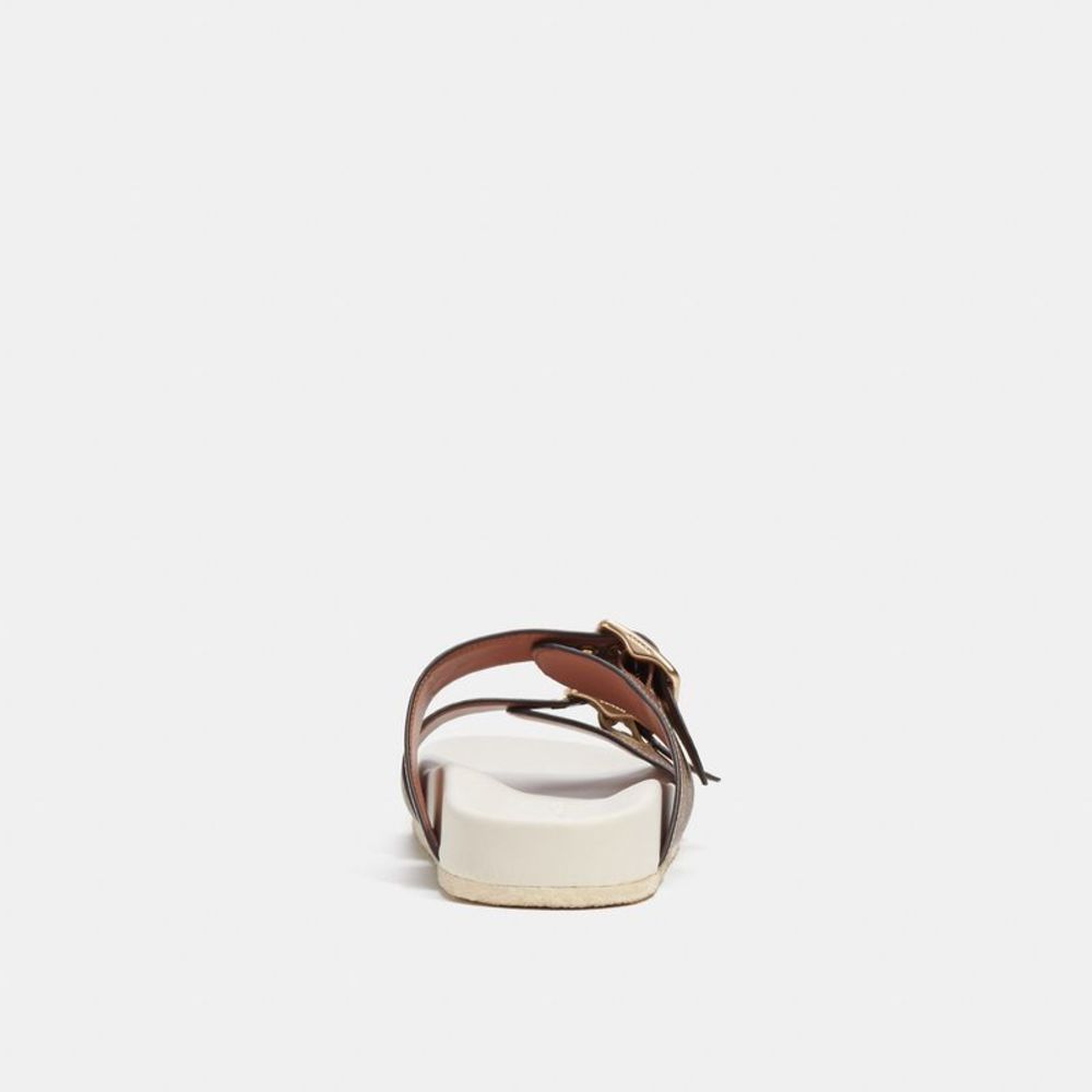 NWT Coach Outlet Allanah Sandal In Signature Canvas - Picture 4 of 6